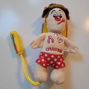 NEW OPERATION Plush DOG TugToy with Red Polka Dot Shorts SURGERY NWT